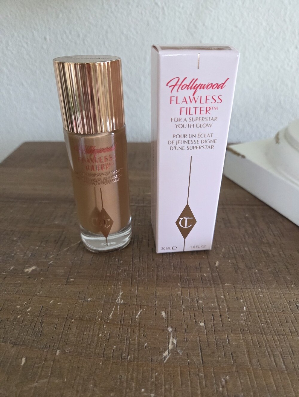 Charlotte Tilbury Hollywood Flawless Filter Primer Highlighter Deep Fonce New